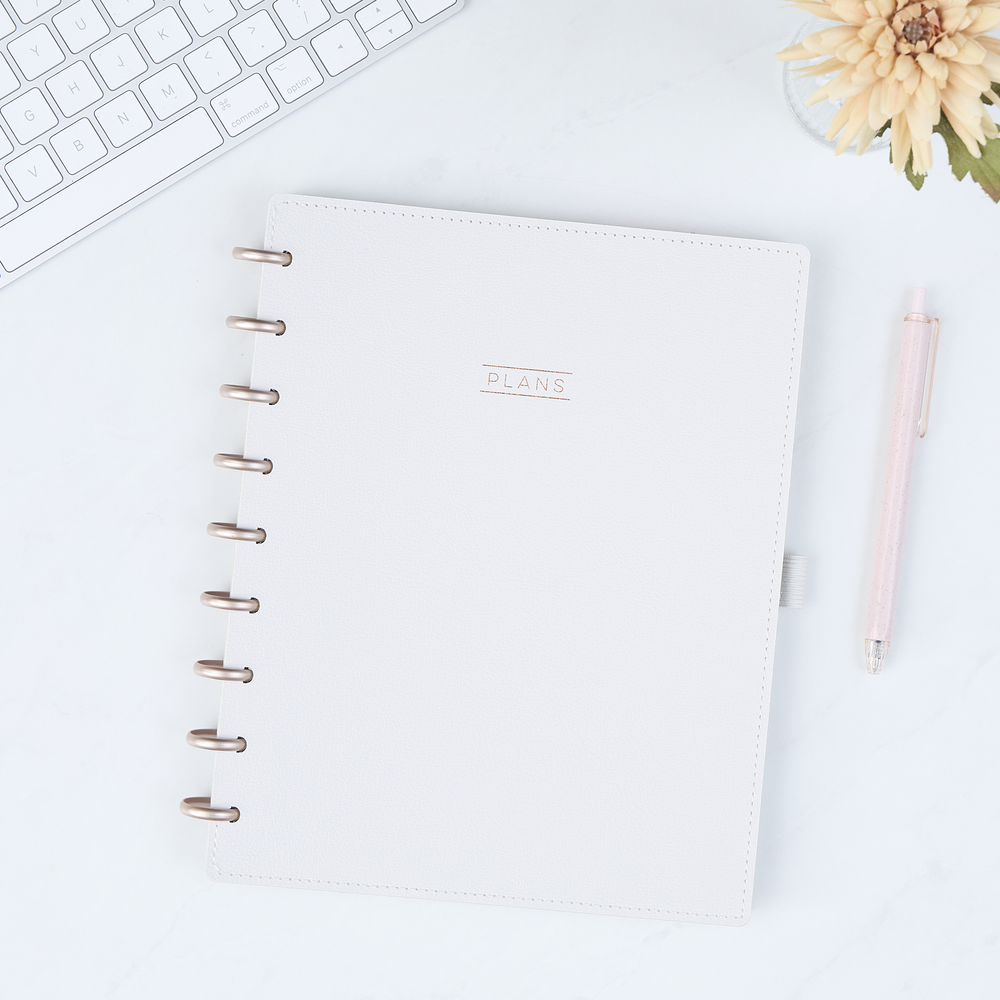 Deluxe Note Book Work + Life Ivory - Dotted Lined Deluxe Classic Notebook - 60 Sheets ...