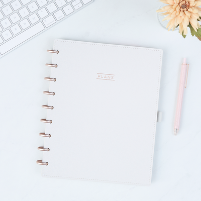 Work + Life Ivory - Dotted Lined Deluxe Classic Notebook - 60 Sheets