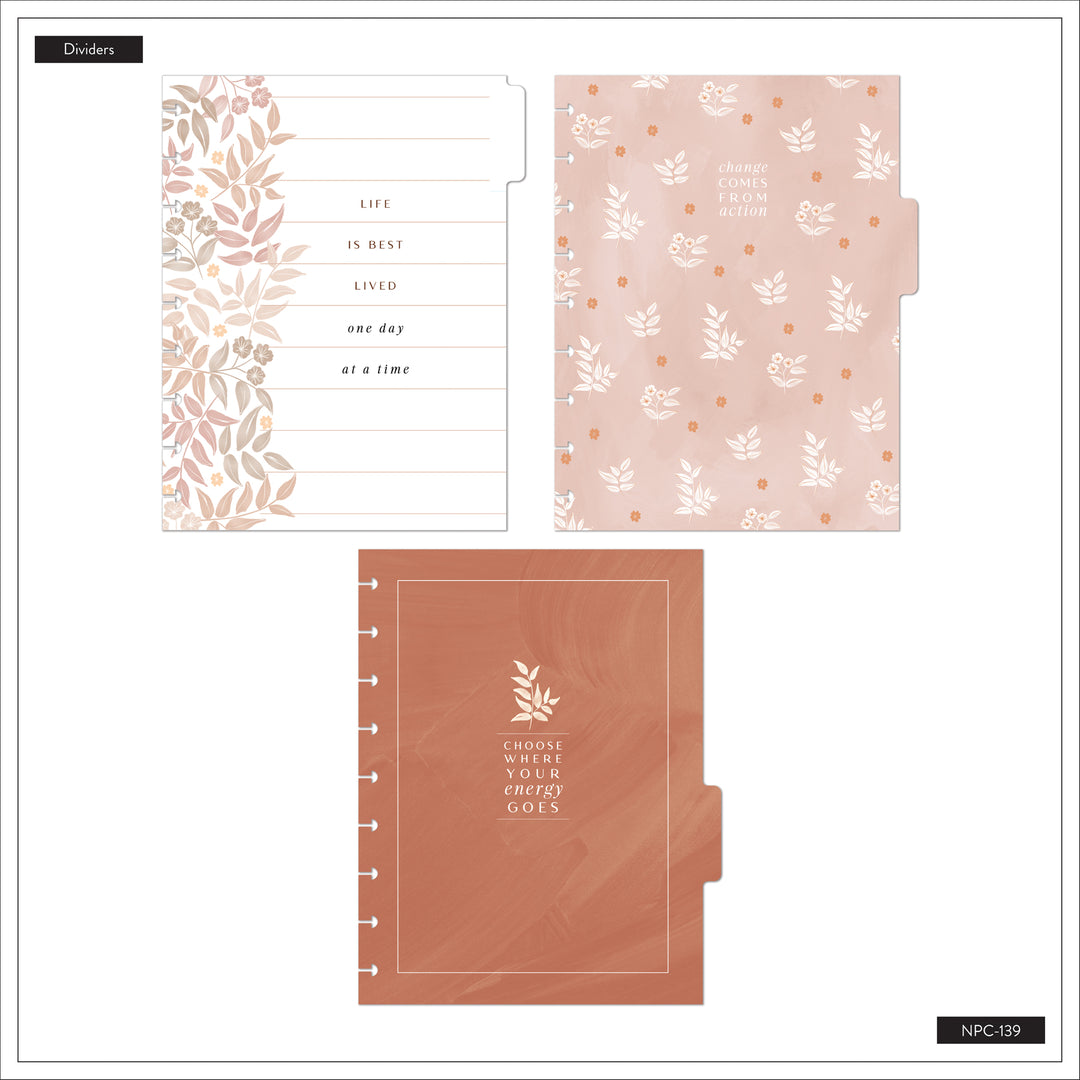 Dune Hues - Dot Grid + Dotted Lined Classic Notebook - 60 Sheets