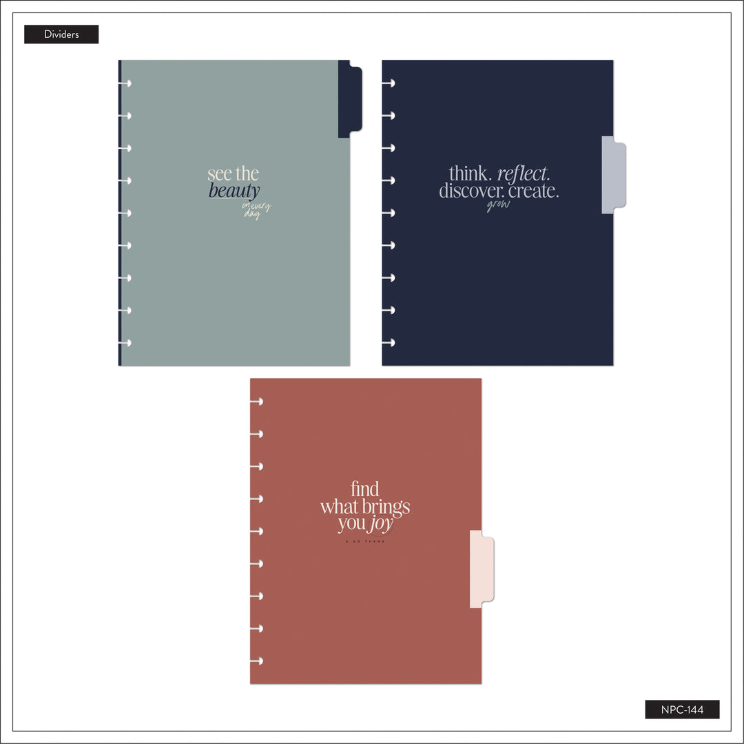 See the Good - Dotted Lined Classic Notebook - 60 Sheets – Happy