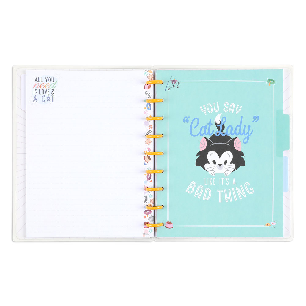 Disney Cats - Dotted Lined Classic Notebook - 60 Sheets – The