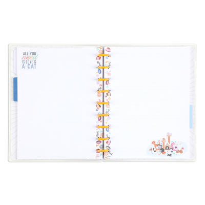Disney Cats - Dotted Lined Classic Notebook - 60 Sheets