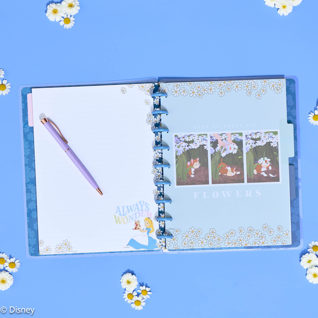 Disney Alice in Wonderland Curious - Dotted Lined Classic Notebook