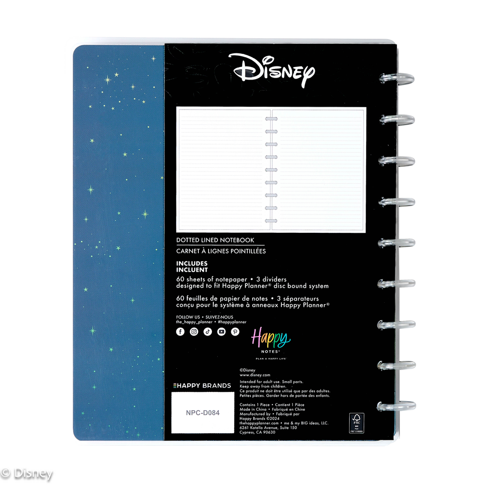 Disney Tinker Bell Stay Sparkly - Dot Grid Classic Notebook - 60 Sheet ...