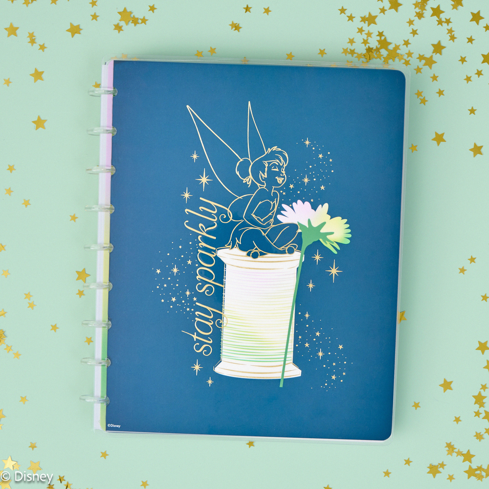 Disney Tinker Bell Stay Sparkly - Dot Grid Classic Notebook - 60 Sheet ...
