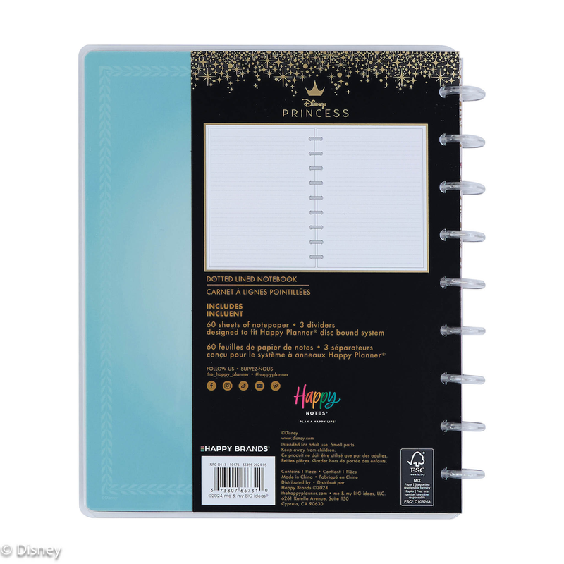 Disney Sleeping Beauty 65th Anniversary - Dotted Lined Classic Notebook - 60 Sheets