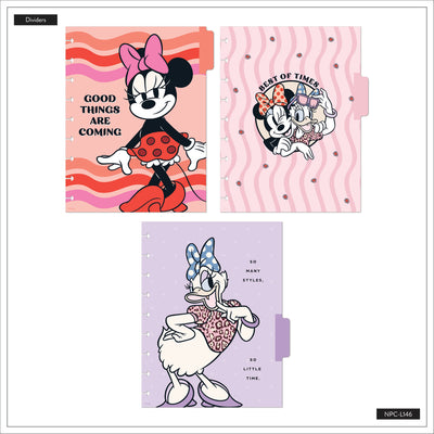 Disney Minnie Mouse Bow Happy - Dotted Lined Classic Notebook - 60 Sheets