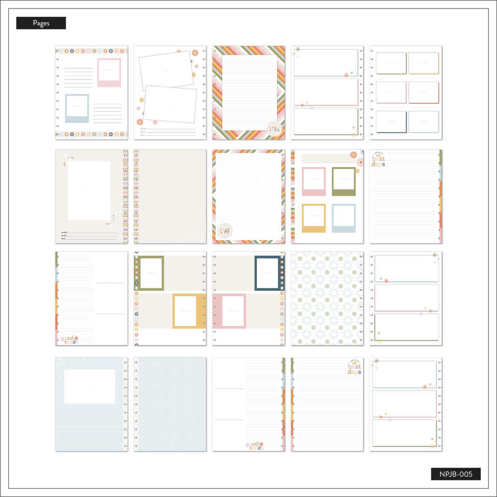 Simple Memory Journal Simple Joys - Big Happy Memory Keeping Photo Journal - 80 Sheets ...