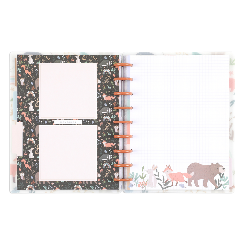 Colorful Creatures Baby - Classic Happy Memory Keeping Photo Journal - 80 Sheets
