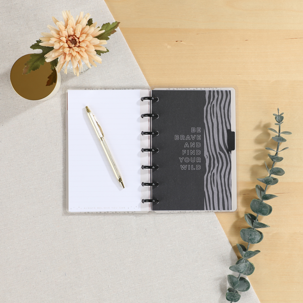 Taming the Wild - Dot Grid + Dotted Lined Mini Notebook - 60 Sheets ...