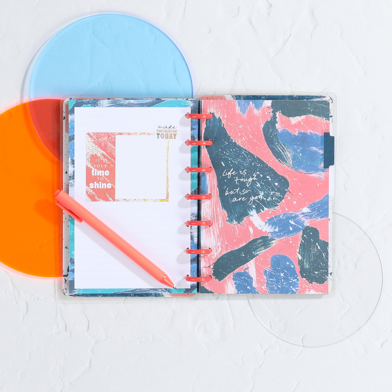 Mini Planner Notebook Happy Planner x GracePlace Effortless Grace - Dotted Lined Mini Notebo