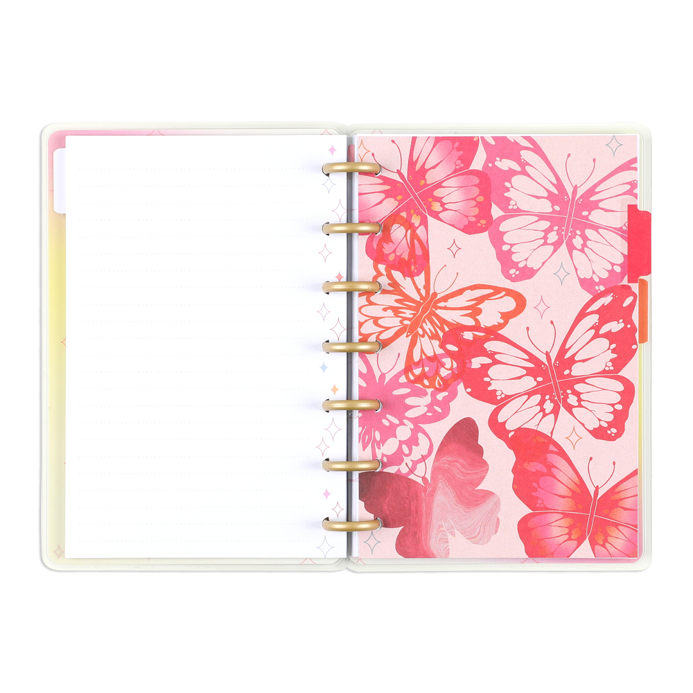 Notebook 020 Butterfly Bliss - Dotted Lined Mini Notebook - 60 Sheets – Happy Planner
