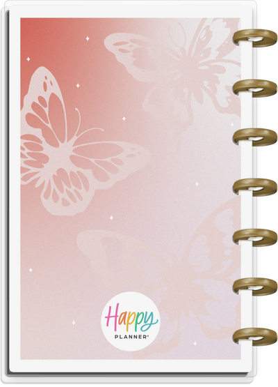 Butterfly Bliss - Dotted Lined Mini Notebook - 60 Sheets