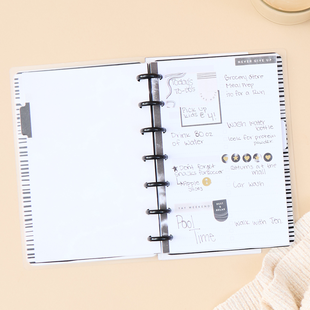 Notebok List Modern Impression - To-Do List Mini Notebook - 60 Sheets – Happy Planner