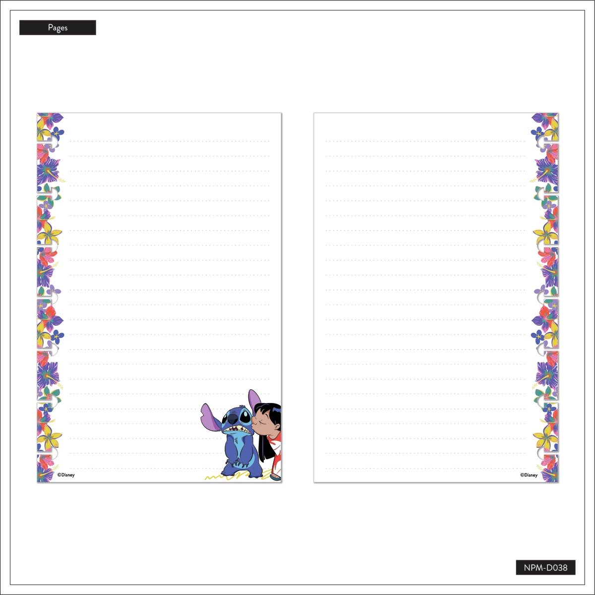 Disney Lilo & Stitch - Dotted Lined Mini Notebook - 60 Sheets – Happy ...