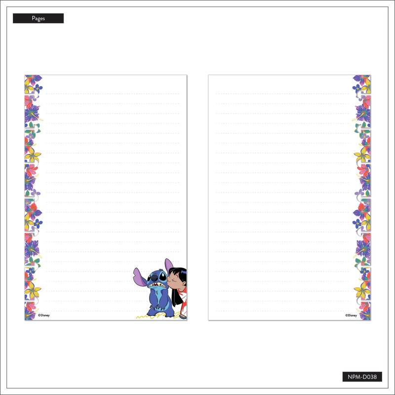 Disney Lilo & Stitch - Dotted Lined Mini Notebook - 60 Sheets