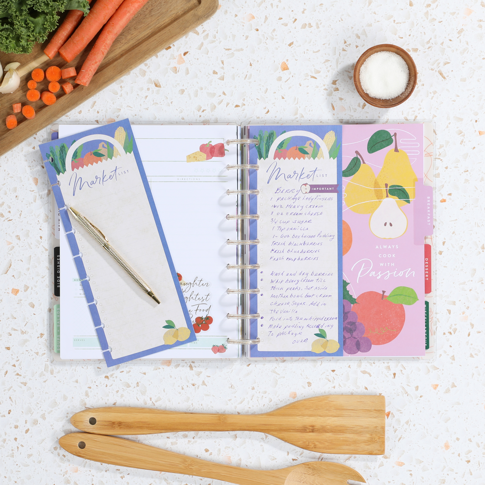 Cooking 101 - Classic Recipe Organizer - 81 Sheets – Happy Planner