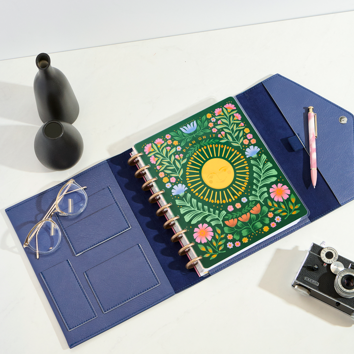 Dusk Vegan Leather - DELUXE Classic Planner Folio – Happy Planner