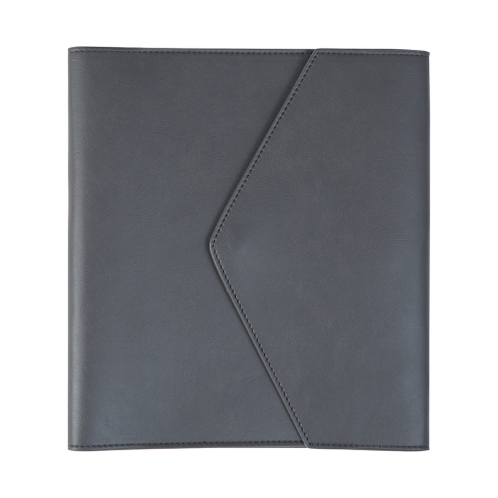 Midnight Vegan Leather - DELUXE Big Planner Folio – Happy Planner
