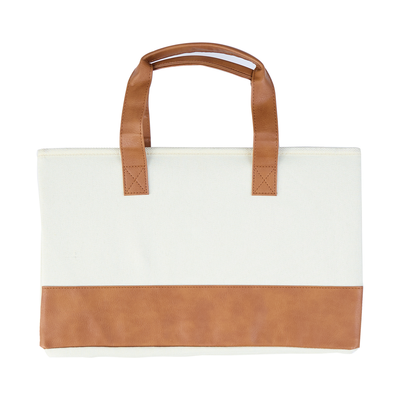 Brown & Natural - Accessory + Planner Storage Tote