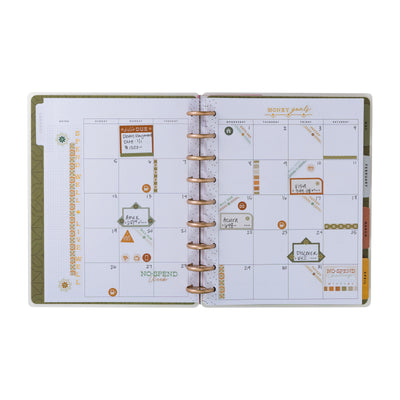 Undated Sage & Terracotta Customizable Budget Planner - Classic Budget Layout - 12 Months