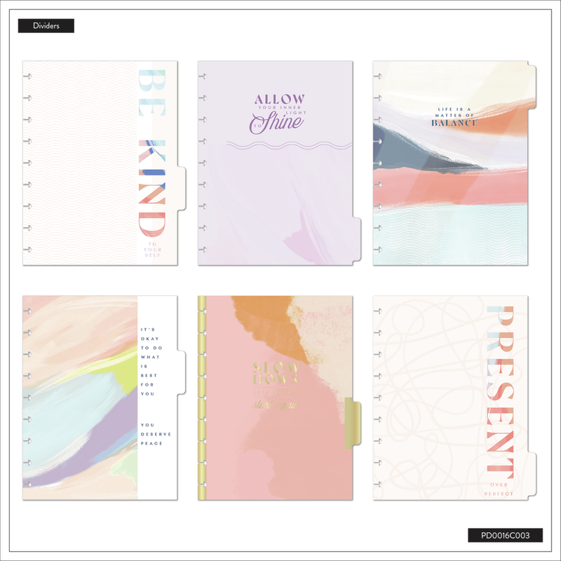 Undated Radiant Soul Customizable Wellness Planner - Classic Wellness Layout - 12 Months