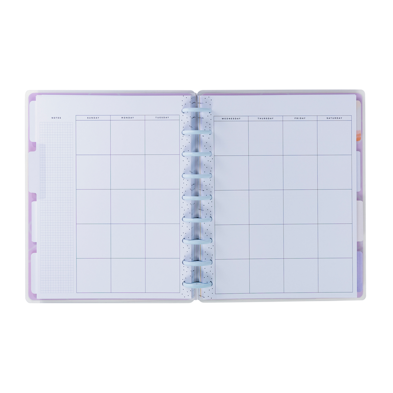 Undated Radiant Soul Customizable Wellness Planner - Classic Wellness Layout - 12 Months