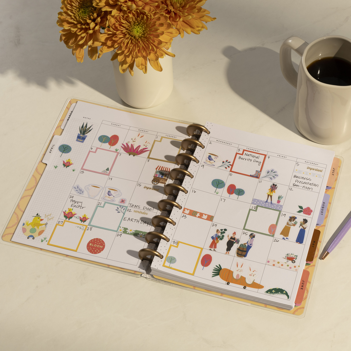 Spring Sensations - Value Pack Stickers – Happy Planner
