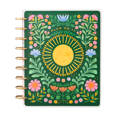 Undated Golden Meadow Customizable Planner - Classic Productivity Layout - 12 Months