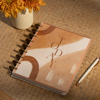 Undated Sand & Stone Customizable Recovery Planner - Classic Recovery Layout - 12 Months