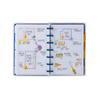 Undated Share Your Magic Customizable Planner - Mini Horizontal Layout - 12 Months