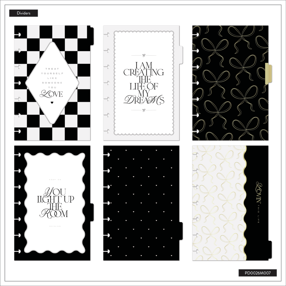 undated-sweet-simple-customizable-planner-mini-dashboard-layout-happy-planner for Free Printable Binder Covers Black And White Undated Sweet & Simple Customizable Planner - Mini Dashboard Layout - – Happy Planner for Free Printable Binder Covers Black And White