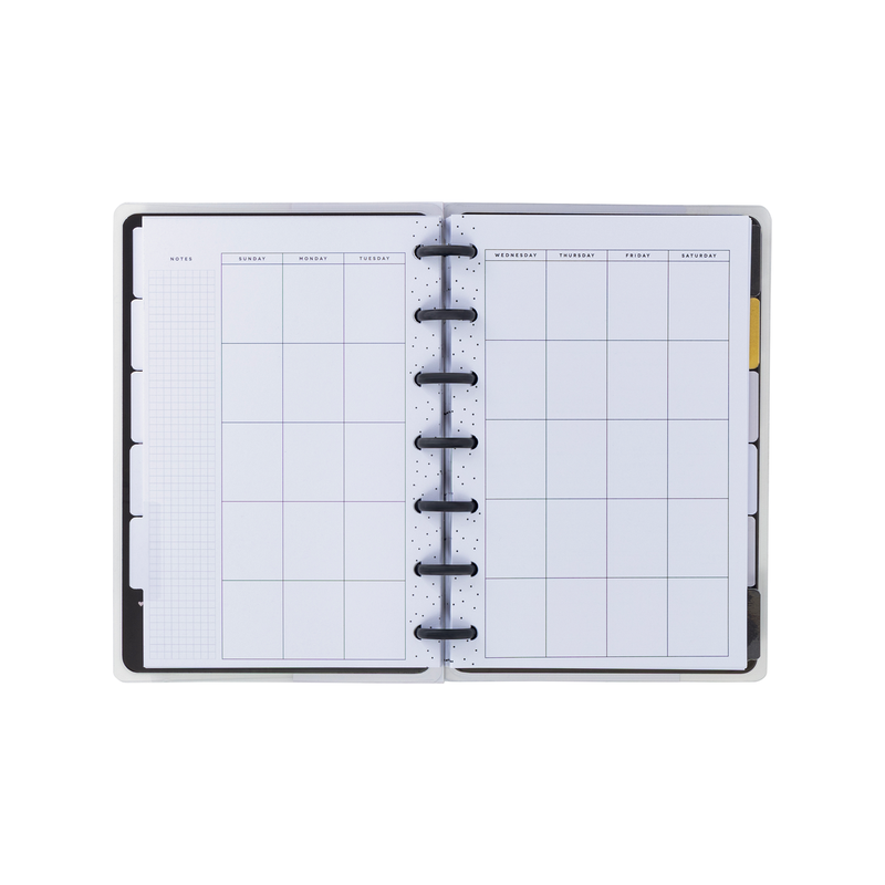 Undated Sweet & Simple Customizable Planner - Mini Dashboard Layout - 12 Months