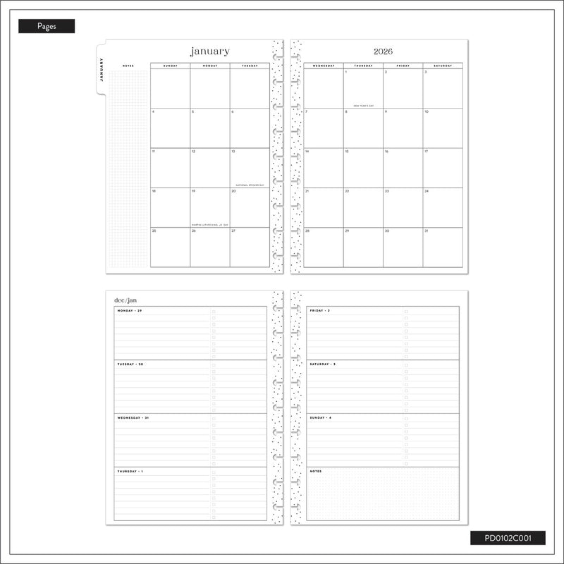 2041 SPECIALTY Star Signs Customizable Planner - Classic Horizontal Layout - 12 Month