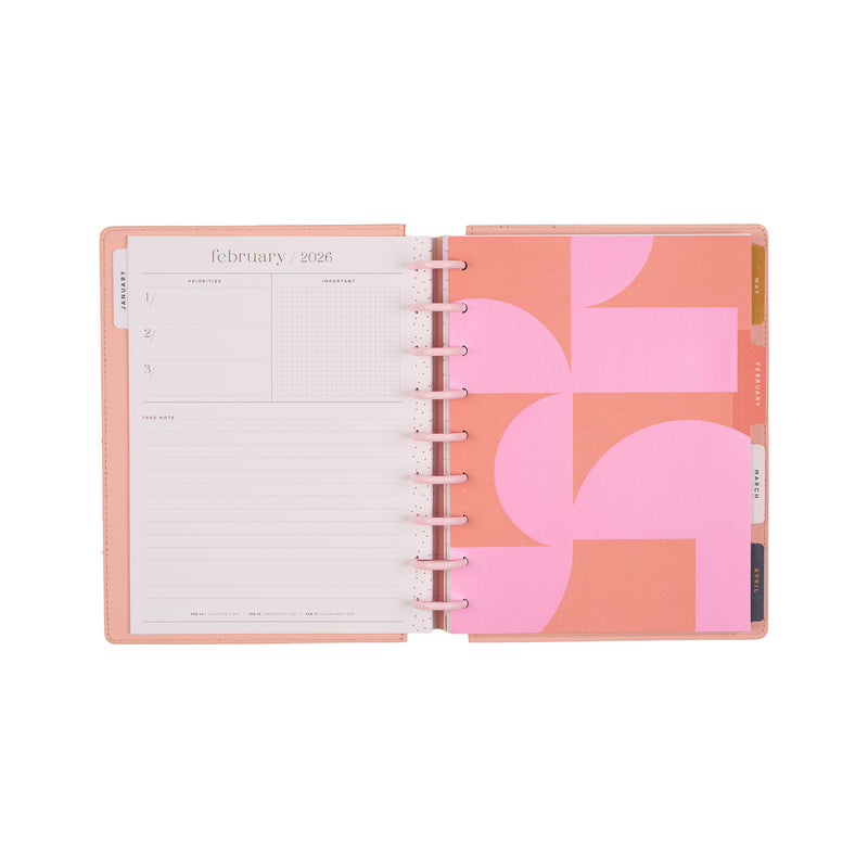 2041 SPECIALTY Pop Splash Customizable Planner - Classic Horizontal Layout - 12 Month