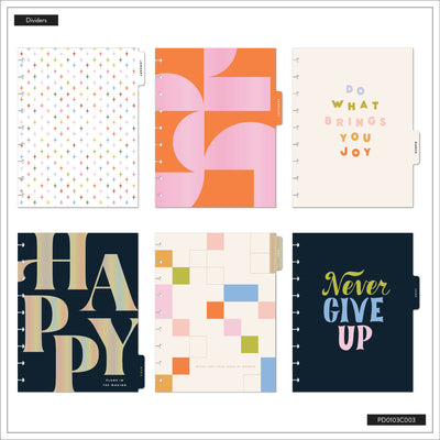 2044 SPECIALTY Pop Splash Customizable Planner - Classic Horizontal Layout - 12 Month