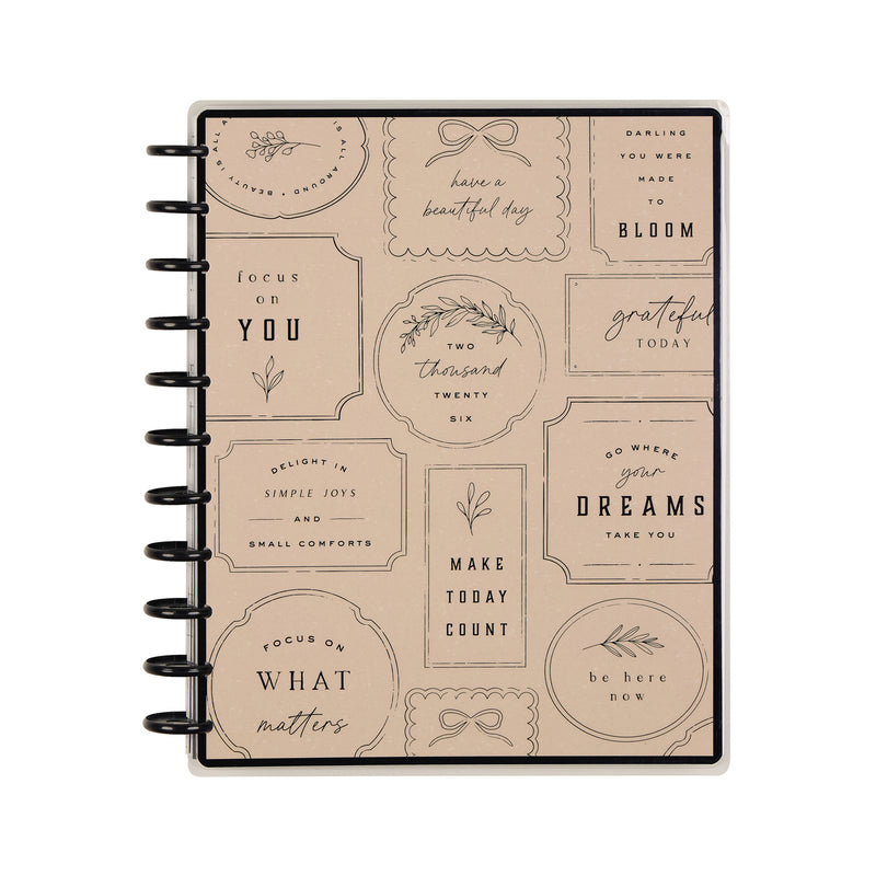 2026 Heritage Charm Customizable Planner - Big Dashboard Layout - 12 Months