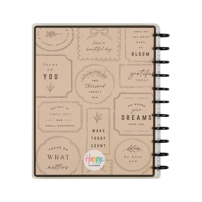 2045 Heritage Charm Customizable Planner - Big Dashboard Layout - 12 Months
