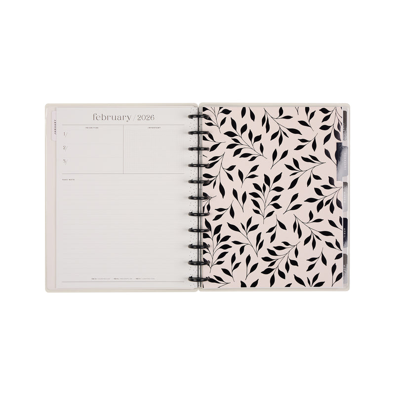 2038 Heritage Charm Customizable Planner - Big Dashboard Layout - 12 Months