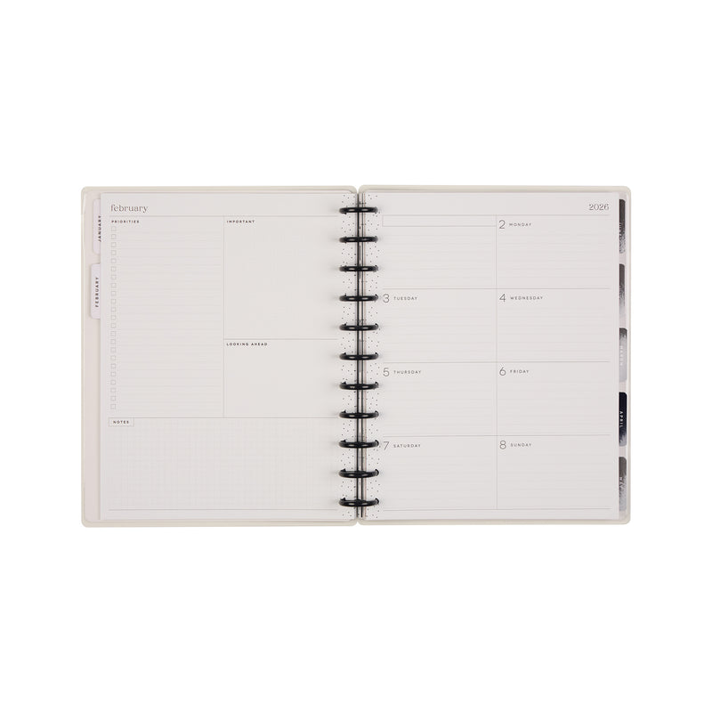 2040 Heritage Charm Customizable Planner - Big Dashboard Layout - 12 Months