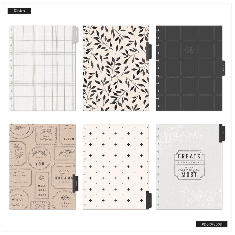2042 Heritage Charm Customizable Planner - Big Dashboard Layout - 12 Months
