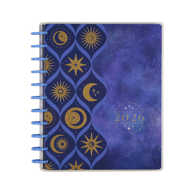 2026 Star Signs Customizable Planner - Big Vertical Layout - 12 Month