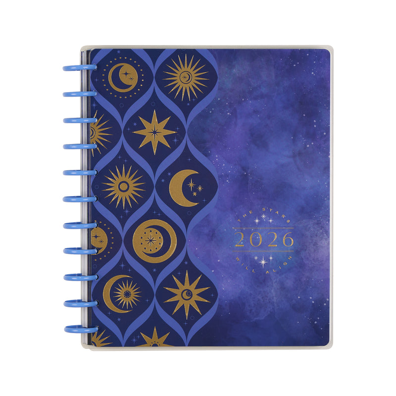 2026 Star Signs Customizable Planner - Big Vertical Layout - 12 Month