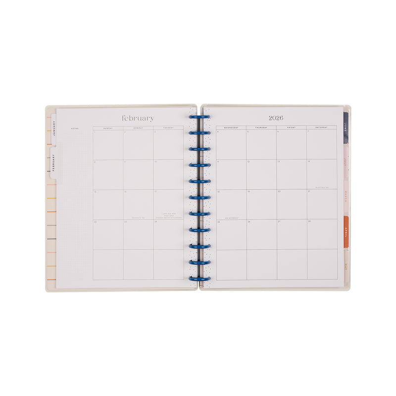 2041 Watercolor Grace Customizable Faith Planner - Big Faith Layout - 12 Month