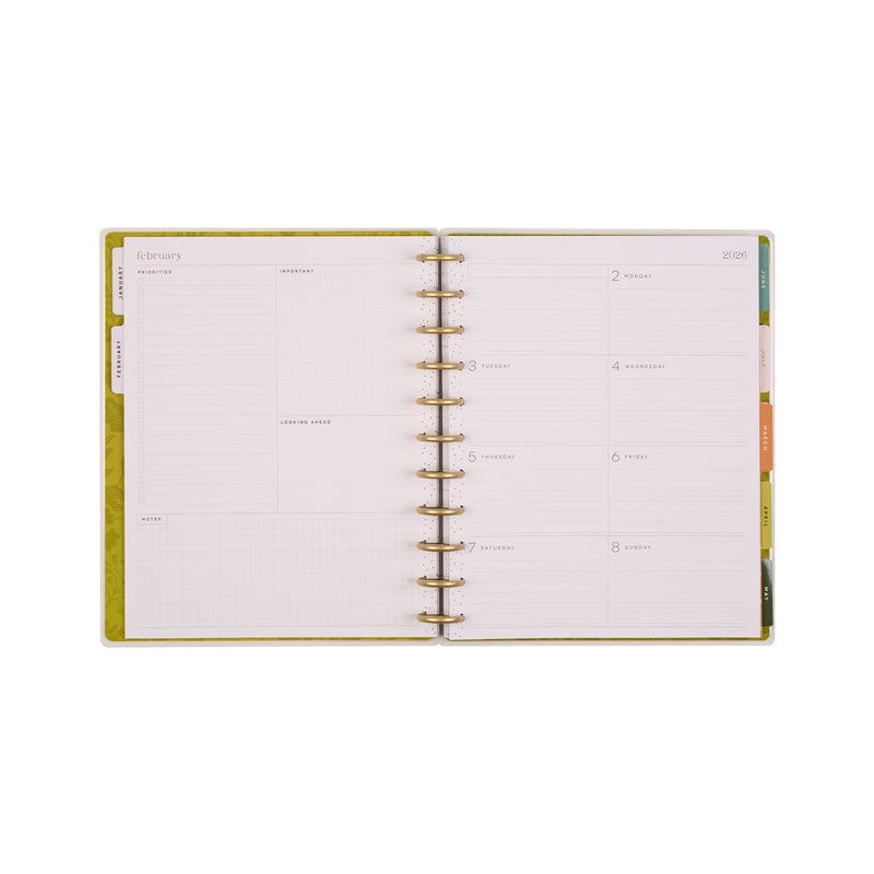 2040 Textured Canvas Customizable Budget Planner - Big Budget Layout - 12 Month