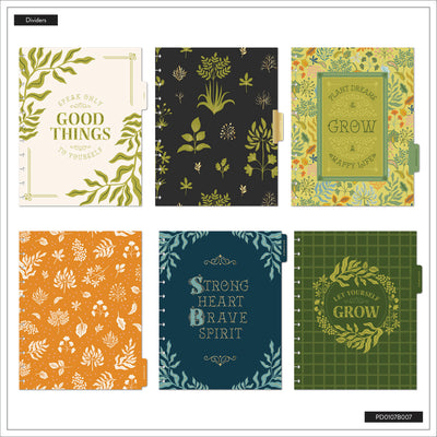 2041 Herbarium Customizable Planner - Big Dashboard Layout - 12 Months