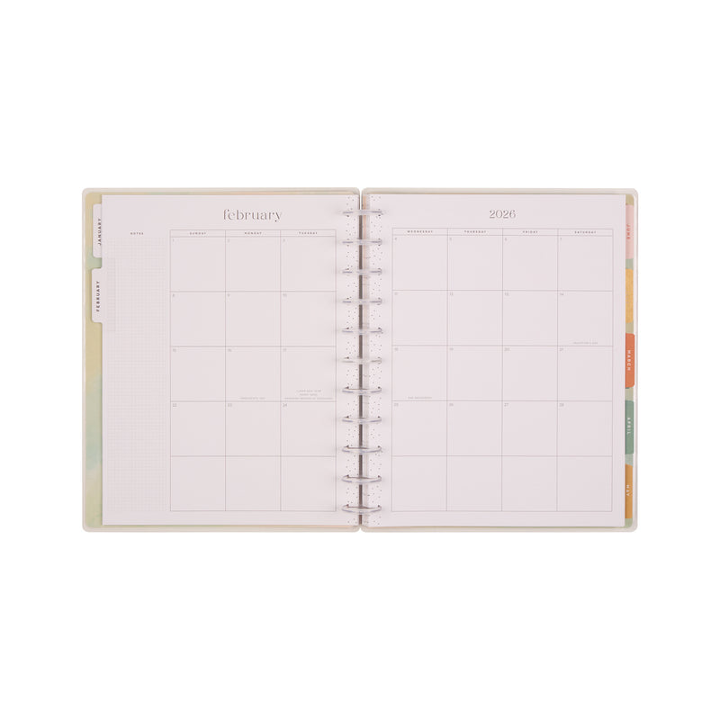 2039 Textured Canvas Customizable Budget Planner - Big Budget Layout - 12 Month