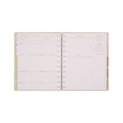 2041 Textured Canvas Customizable Budget Planner - Big Budget Layout - 12 Month