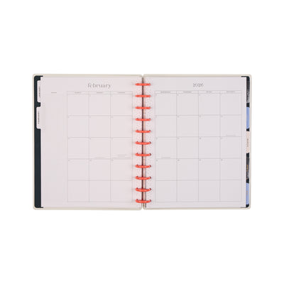 2041 Pop Splash Customizable Planner - Big Dashboard Layout - 12 Month