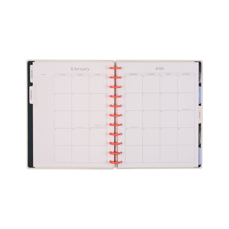 2041 Pop Splash Customizable Planner - Big Dashboard Layout - 12 Month